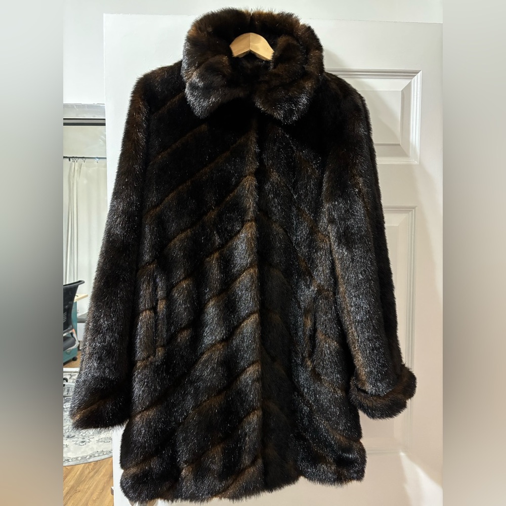 Terry Lewis Classic Luxuries Dark Brown Fur Coat